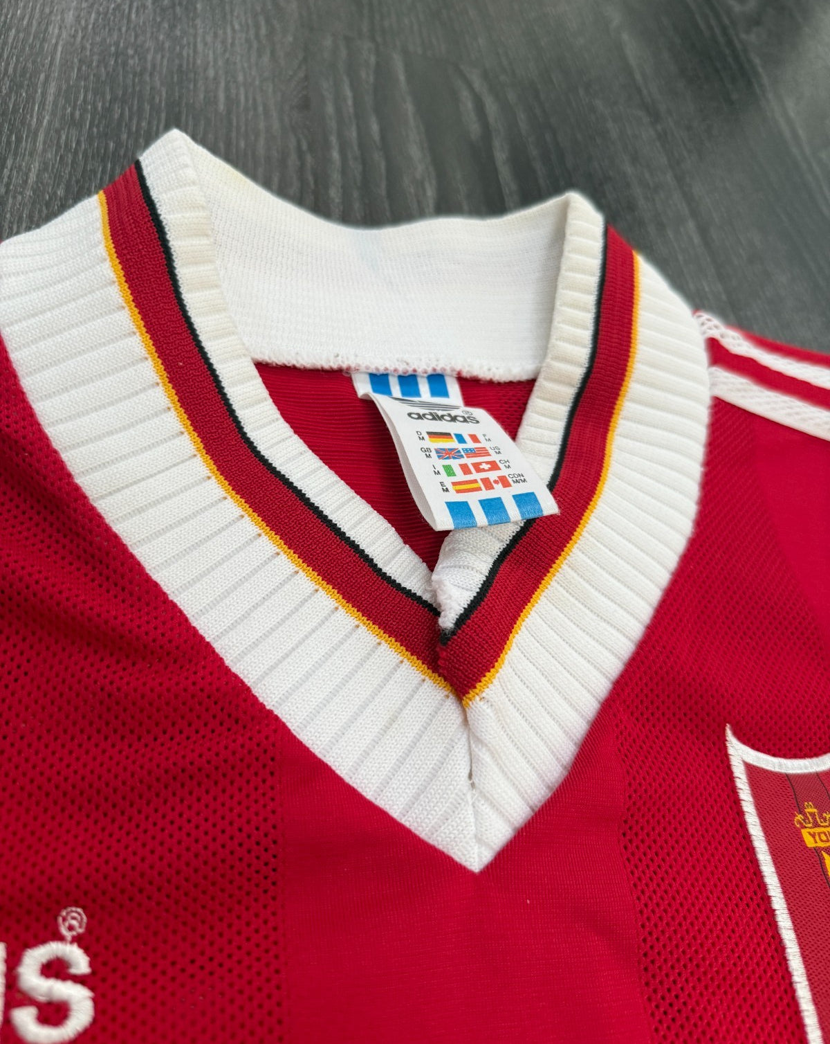 Original Adidas Liverpool 1995/1996 Home Shirt REDKNAPP 15 Mens Medium M8