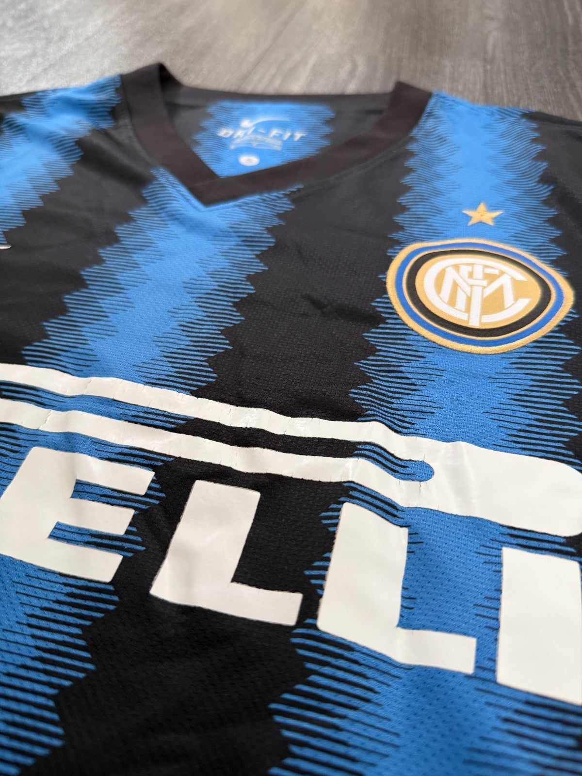 Original Authentic Nike Inter Milan 2010/2011 Home Shirt Mens Small4