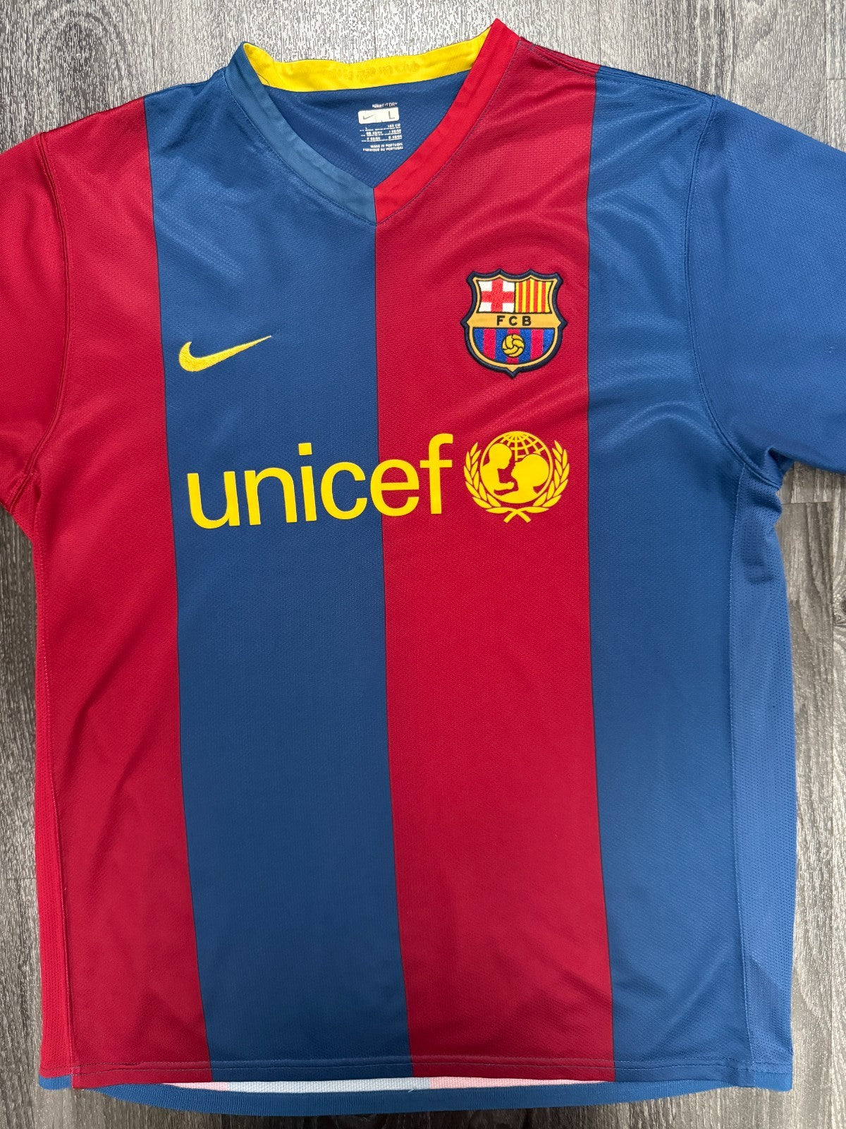Original Nike Barcelona 2006/2007 Home Shirt Mens Large L0