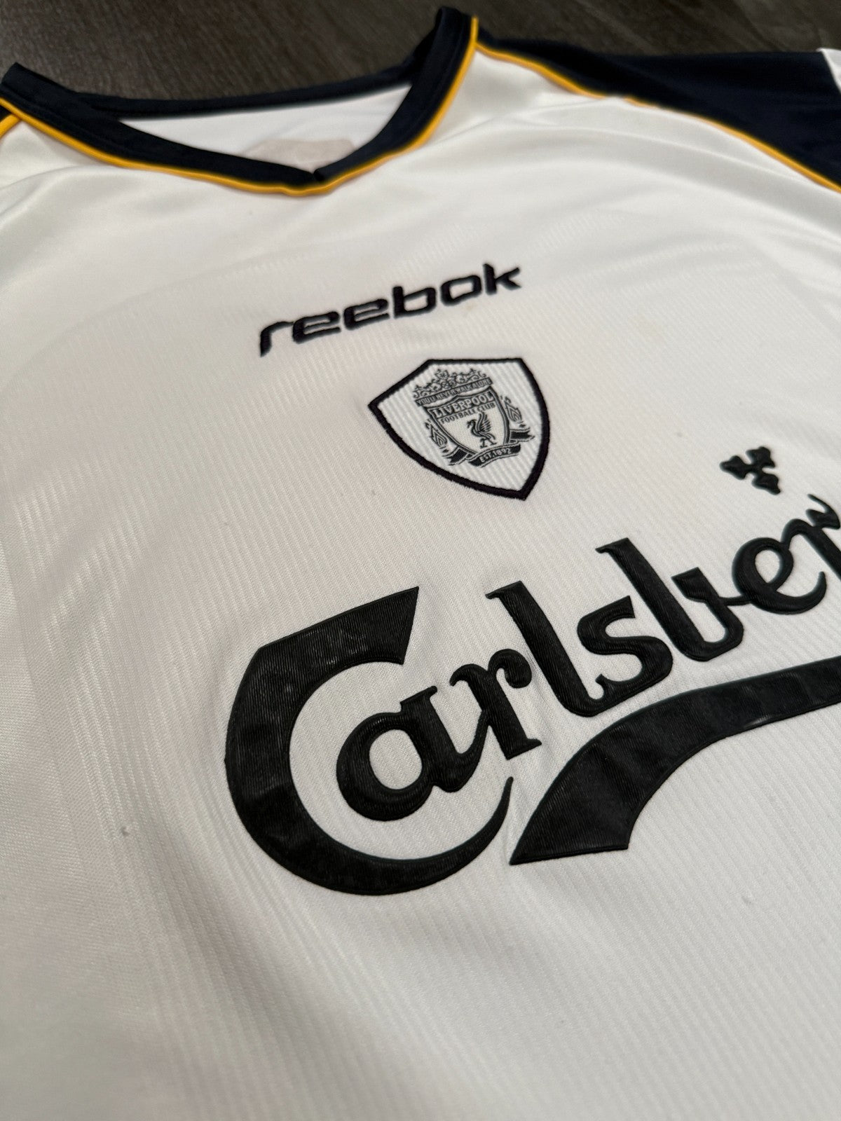 Original Reebok Liverpool 2001/2002 Away Shirt Mens Medium3