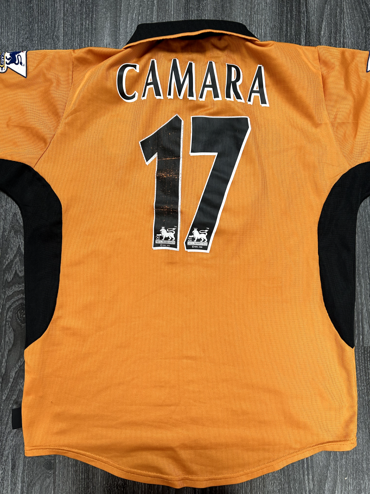 Admiral Wolverhampton Wanderers 2002/2003 Home Shirt Camara 17 Mens Small0