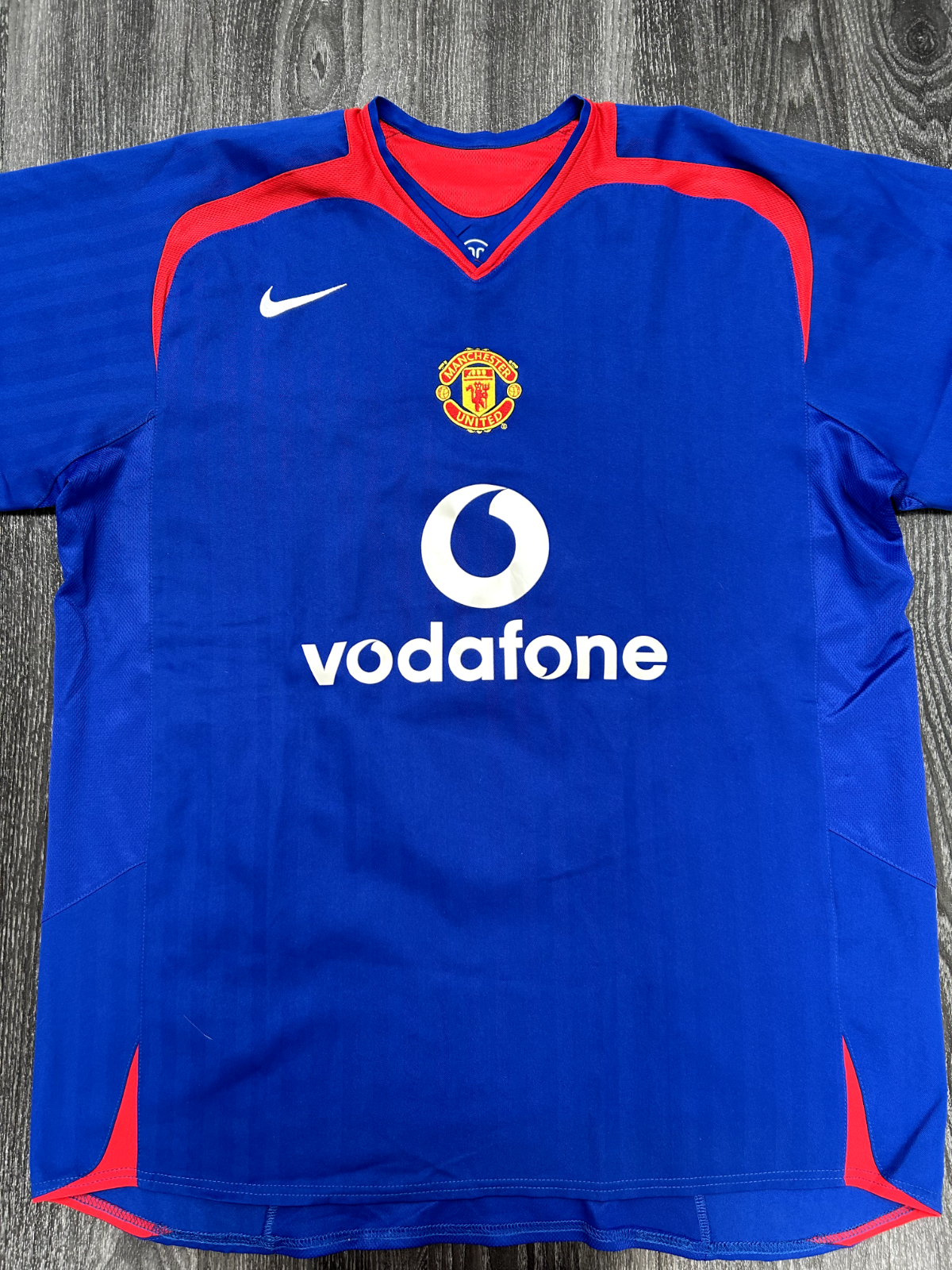 Authentic Nike Manchester United 2005/2006 Away Shirt Heinze 4 Mens Extra Large1