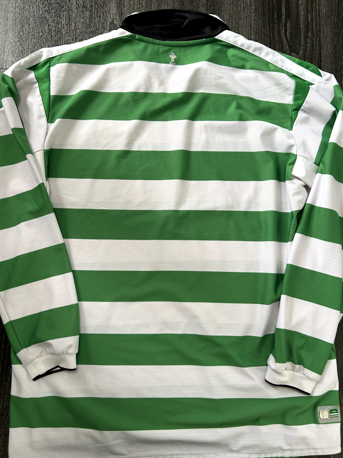 Authentic Umbro Celtic 2004/2005 Home Shirt Long Sleeve Mens Extra Large9