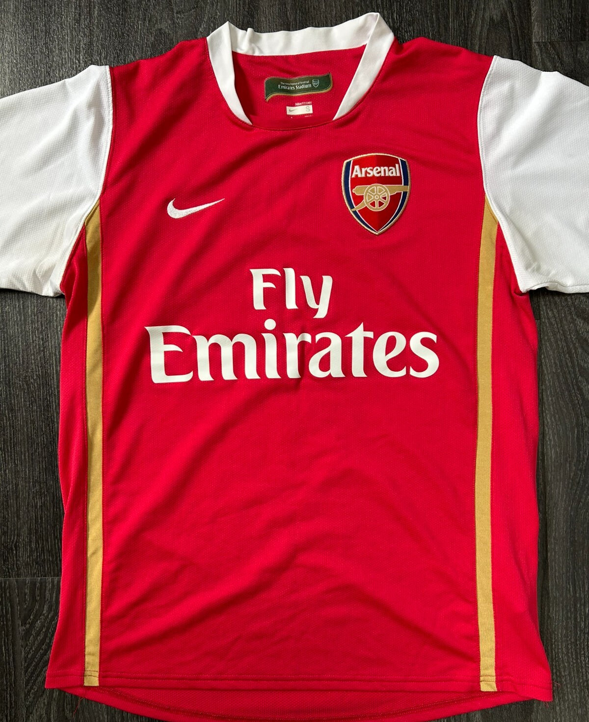 Original Authentic Nike Arsenal 2006/2007 Home Shirt Fabregas 4 Mens Small1
