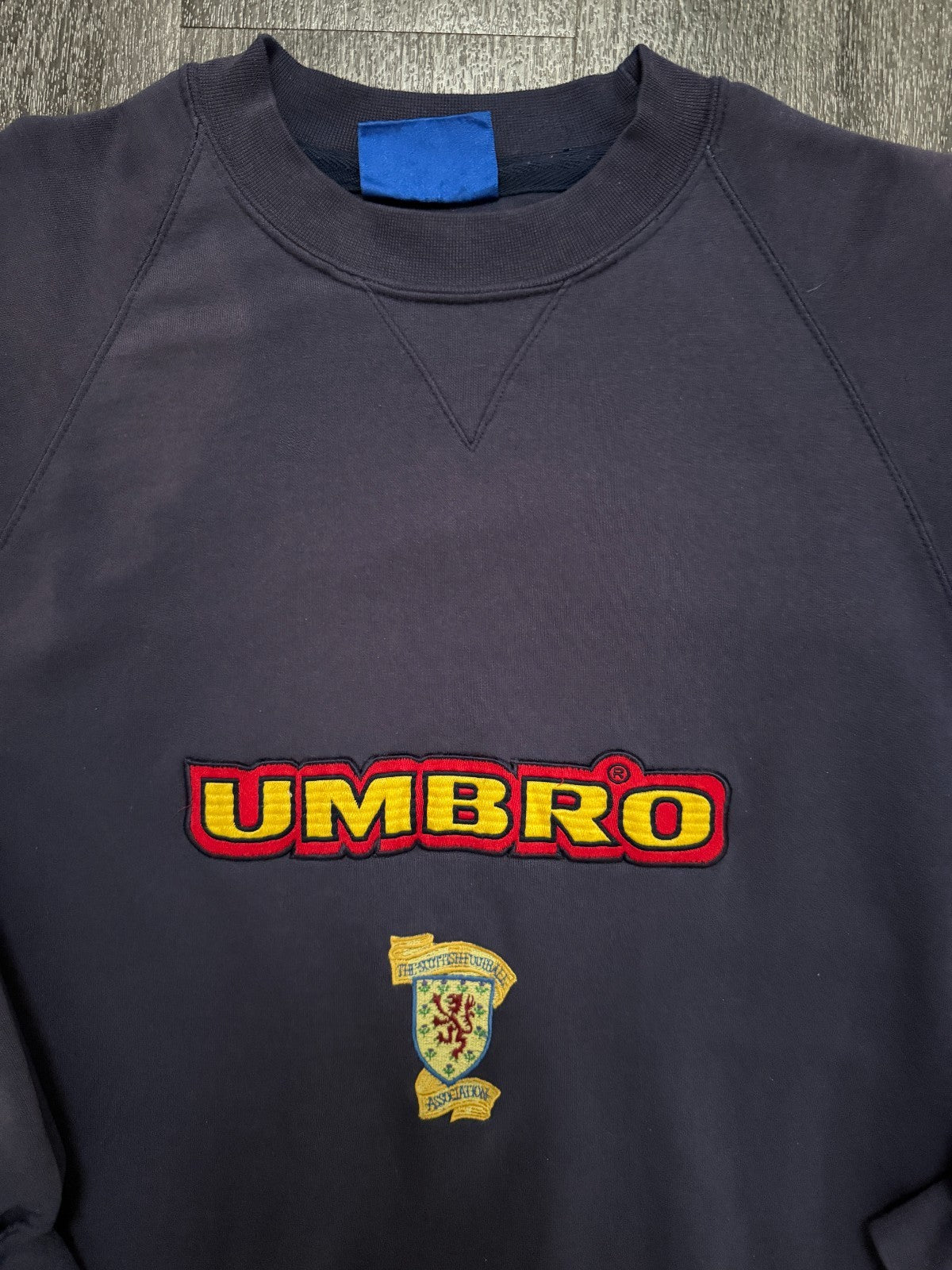 Original Umbro Scotland 1996/1997 Training Jumper Sweatshirt Mens Medium M1