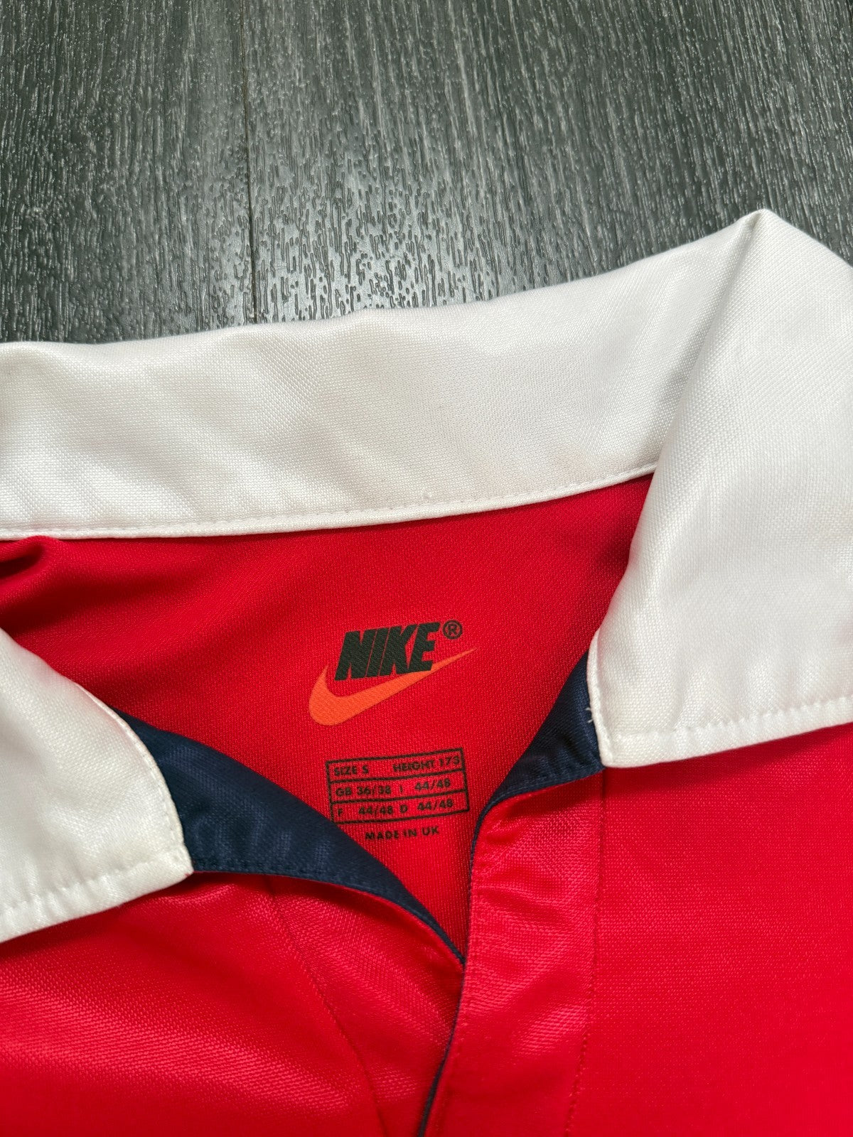 Original Nike Arsenal 1998/1999 Home Shirt ADAMS 6 Mens Small4