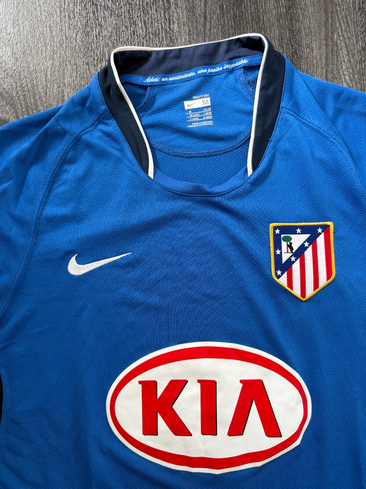 Original Authentic Nike Atletico Madrid 2007/2008 Away Shirt Mens Medium1