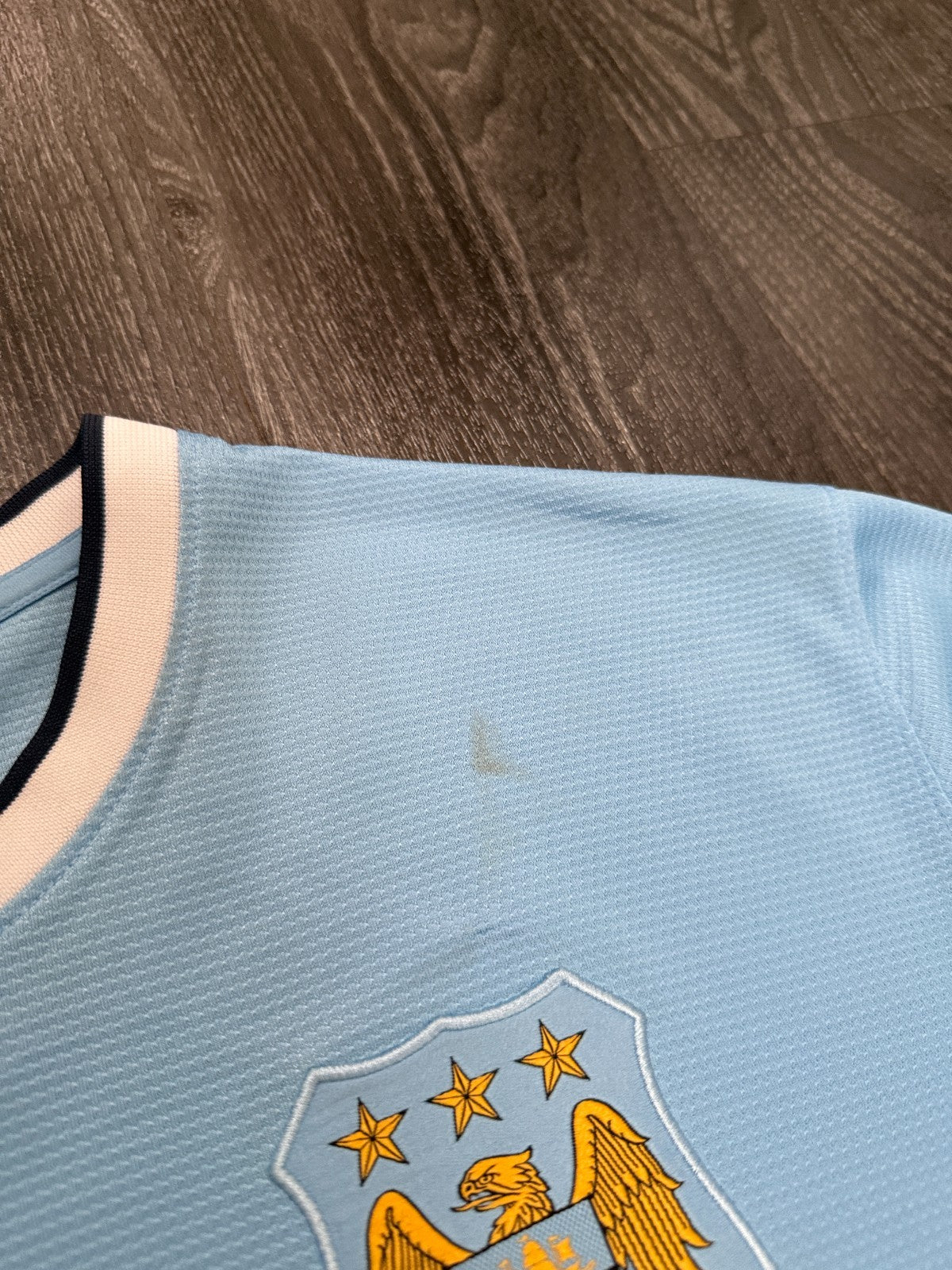 Original Nike Manchester City 2013/2014 Home Shirt Mens Extra Large3