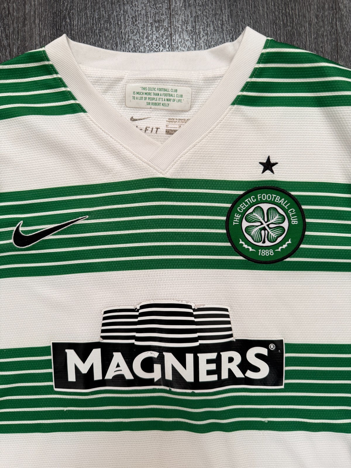 Original Nike Celtic 2013/2014 Home Shirt Mens Medium M1