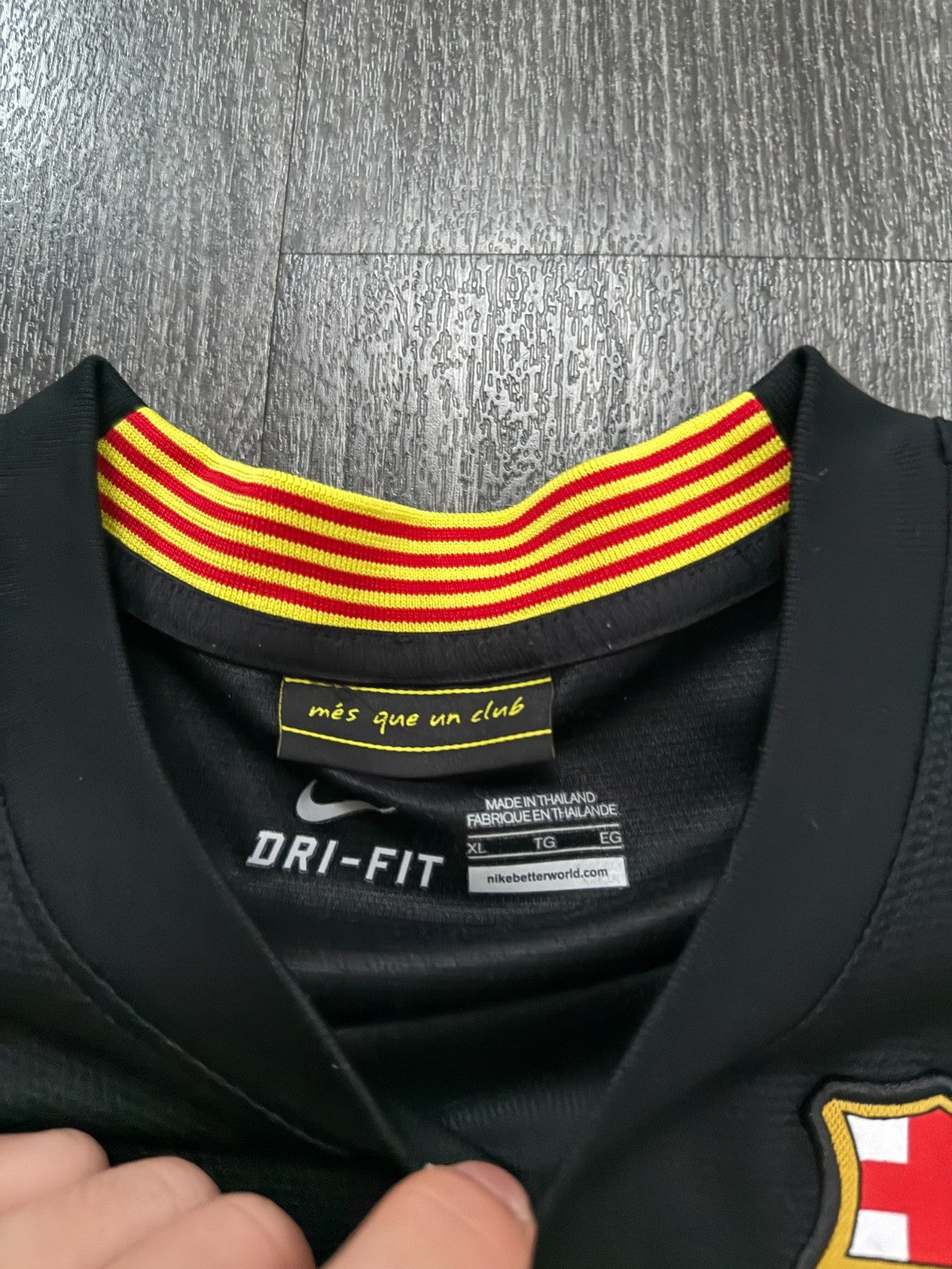 Original Nike Barcelona 2013/2014 Third Shirt Mens Extra Large XL2