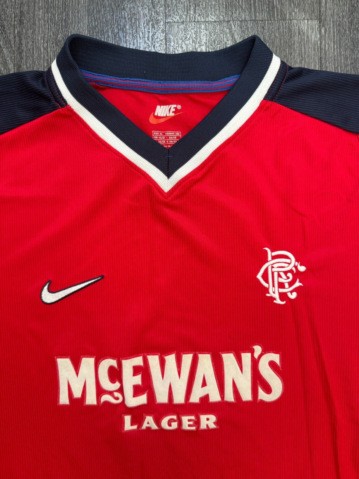 MINT Nike Rangers 1998/1999 Away Shirt Mens Extra Large XL1