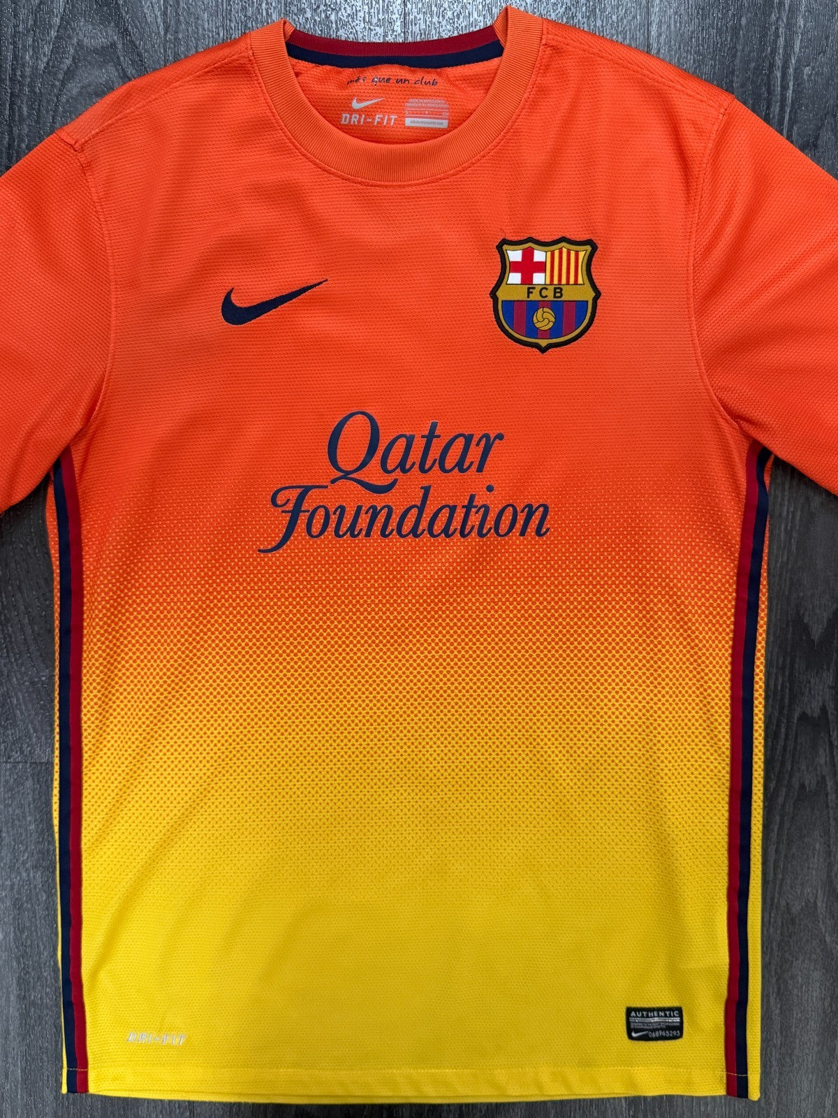 Original Nike Barcelona 2012/2013 Away Shirt Mens Small S0