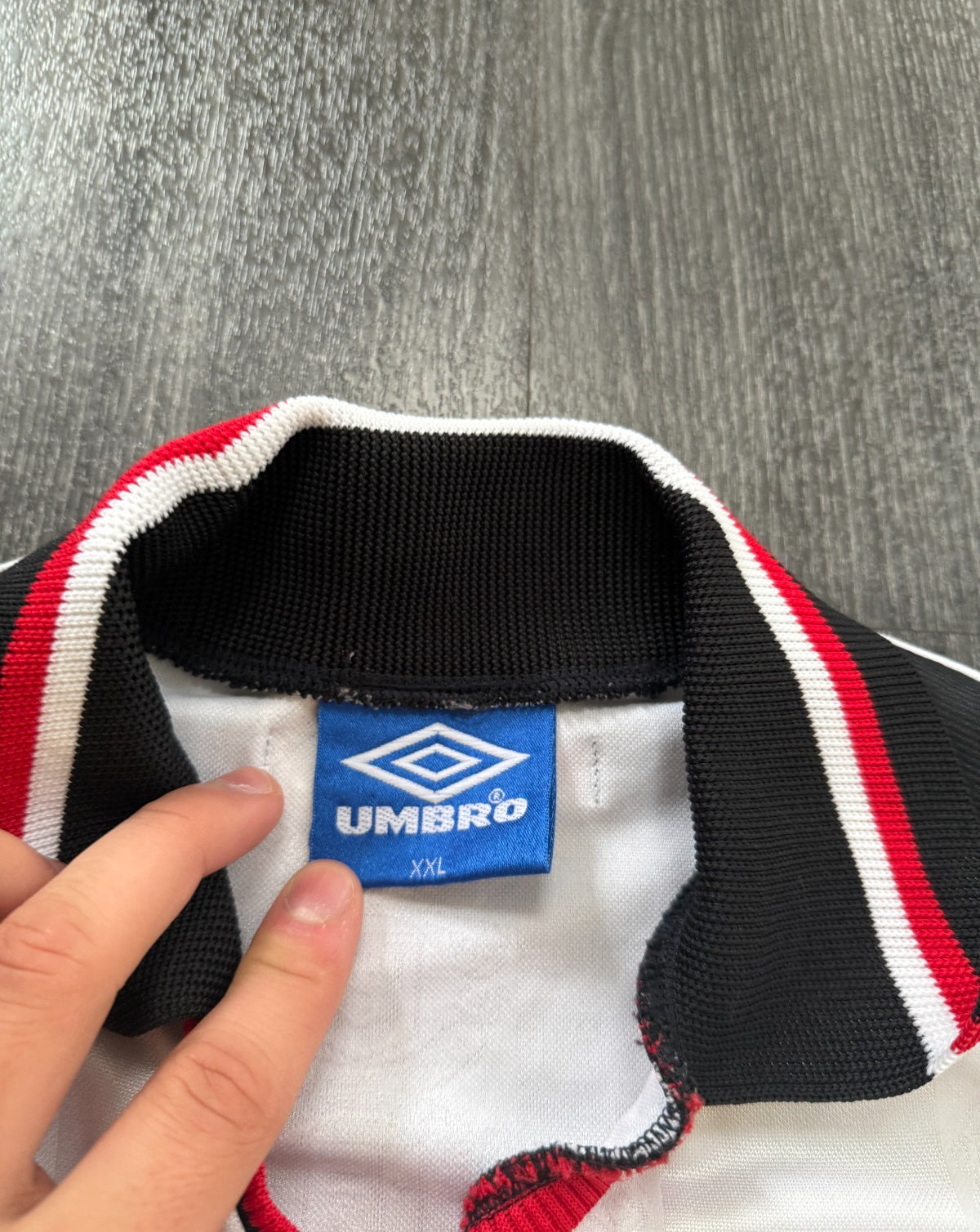 Original Authentic Umbro Manchester United 1997/1998 Away Shirt Mens XXL 2XL2