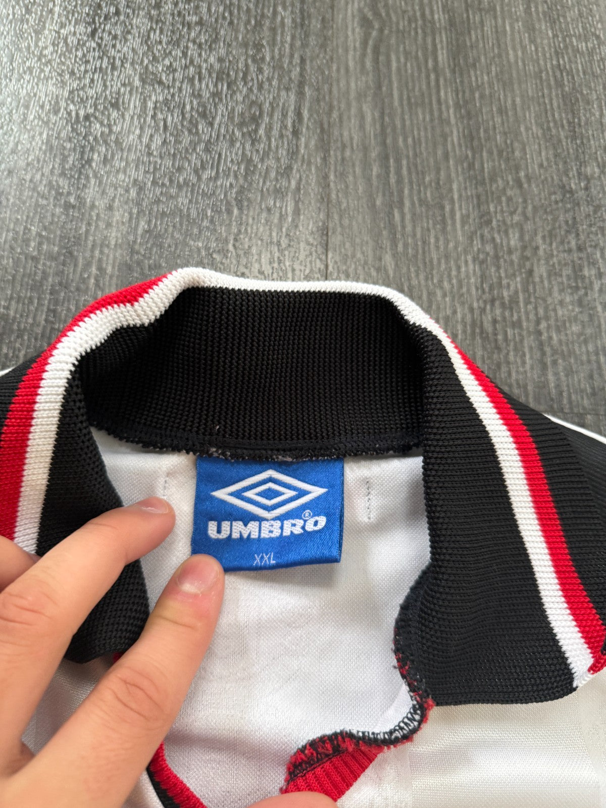 Original Authentic Umbro Manchester United 1997/1998 Away Shirt Mens XXL 2XL2