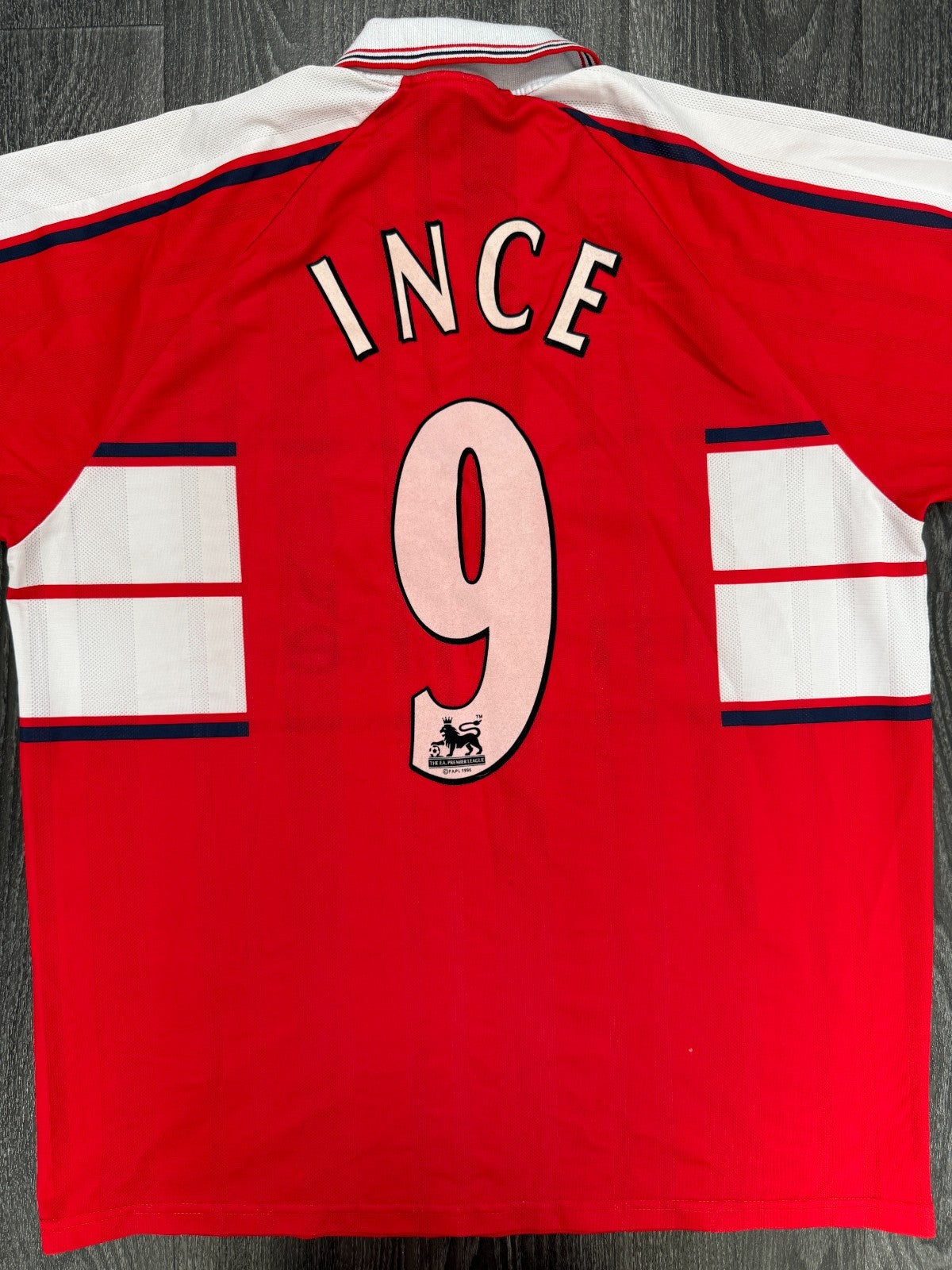 Original Errea Middlesbrough 2000/2001 Home Shirt INCE 9 Mens Extra Large0