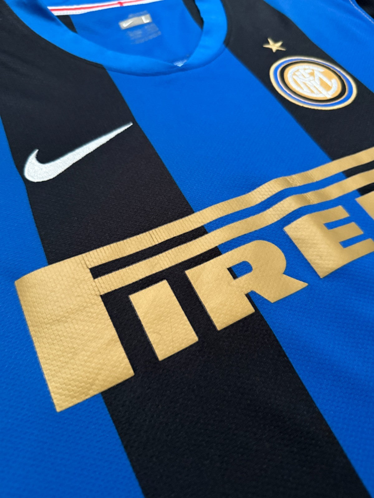 Original Nike Inter Milan 2008/2009 Home Shirt Mens Large L3