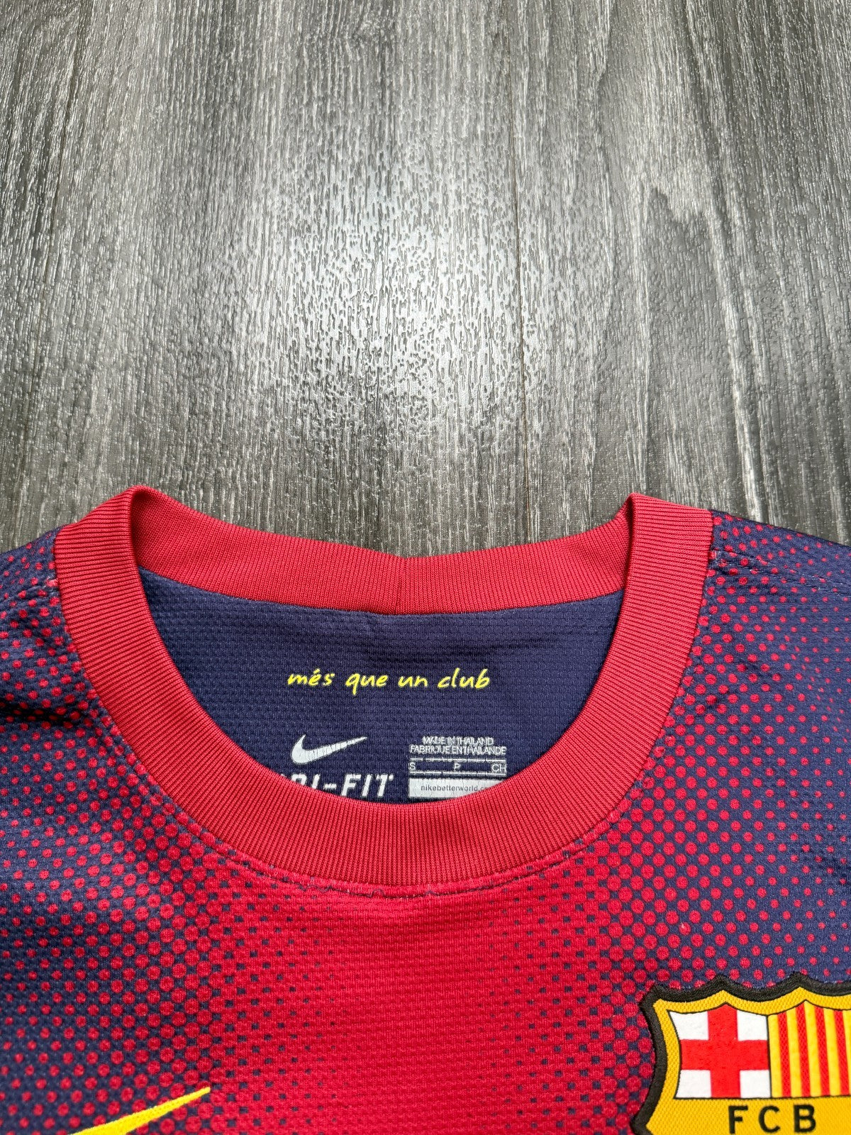 Original Nike Barcelona 2012/2013 Home Shirt DAVID VILLA 7 Mens Small4