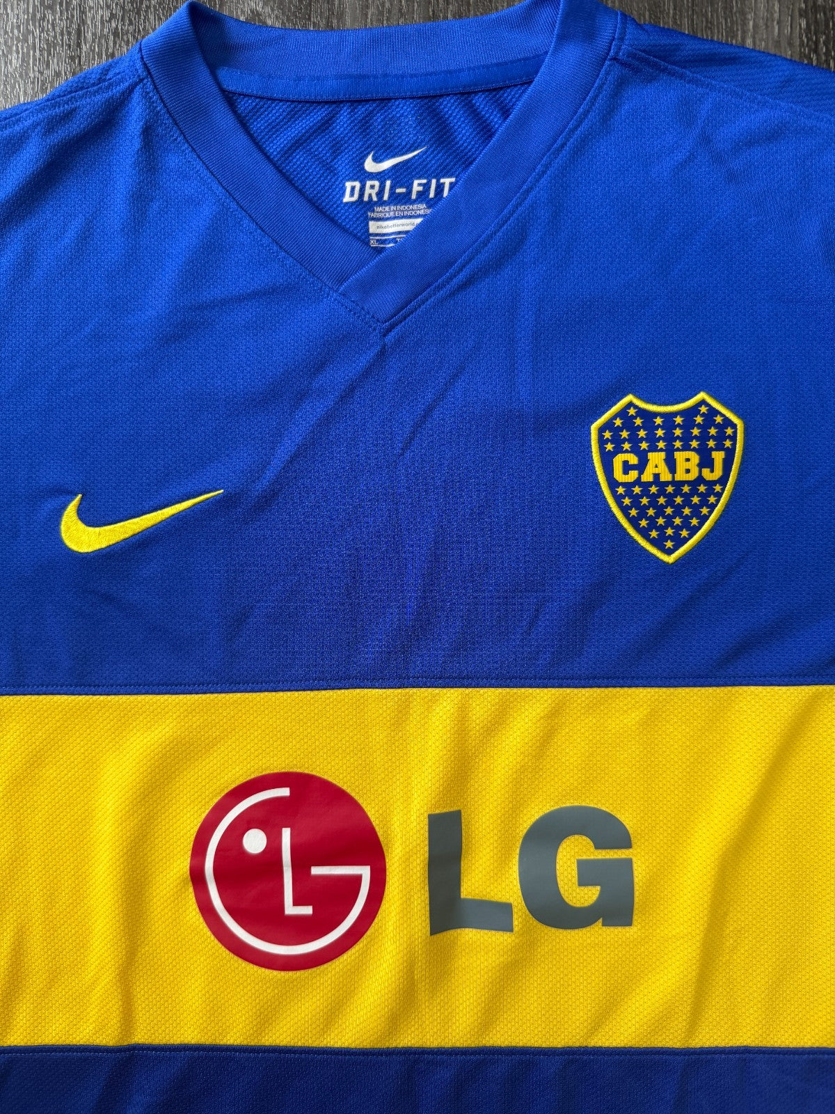 Original Authentic Nike Boca Juniors 2011/2012 Home Shirt Mens Extra Large1