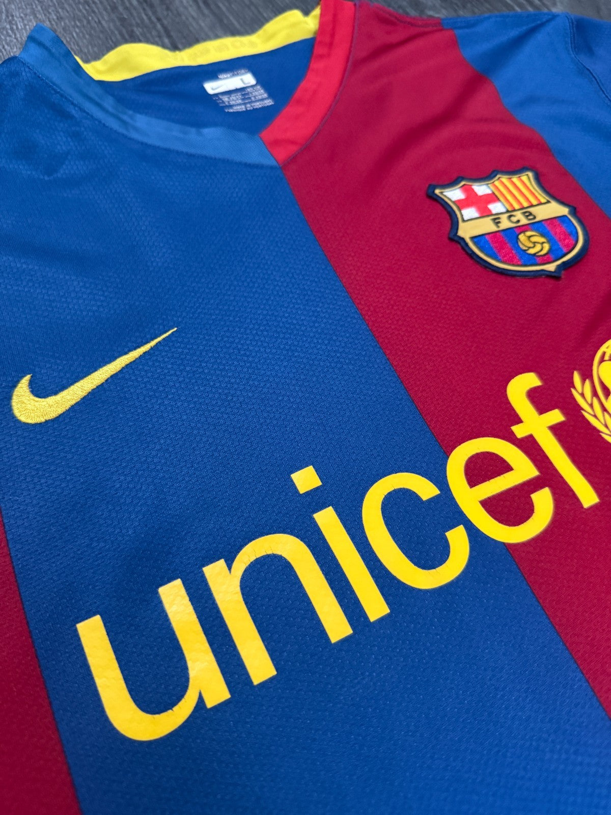 Original Nike Barcelona 2006/2007 Home Shirt Mens Large L3