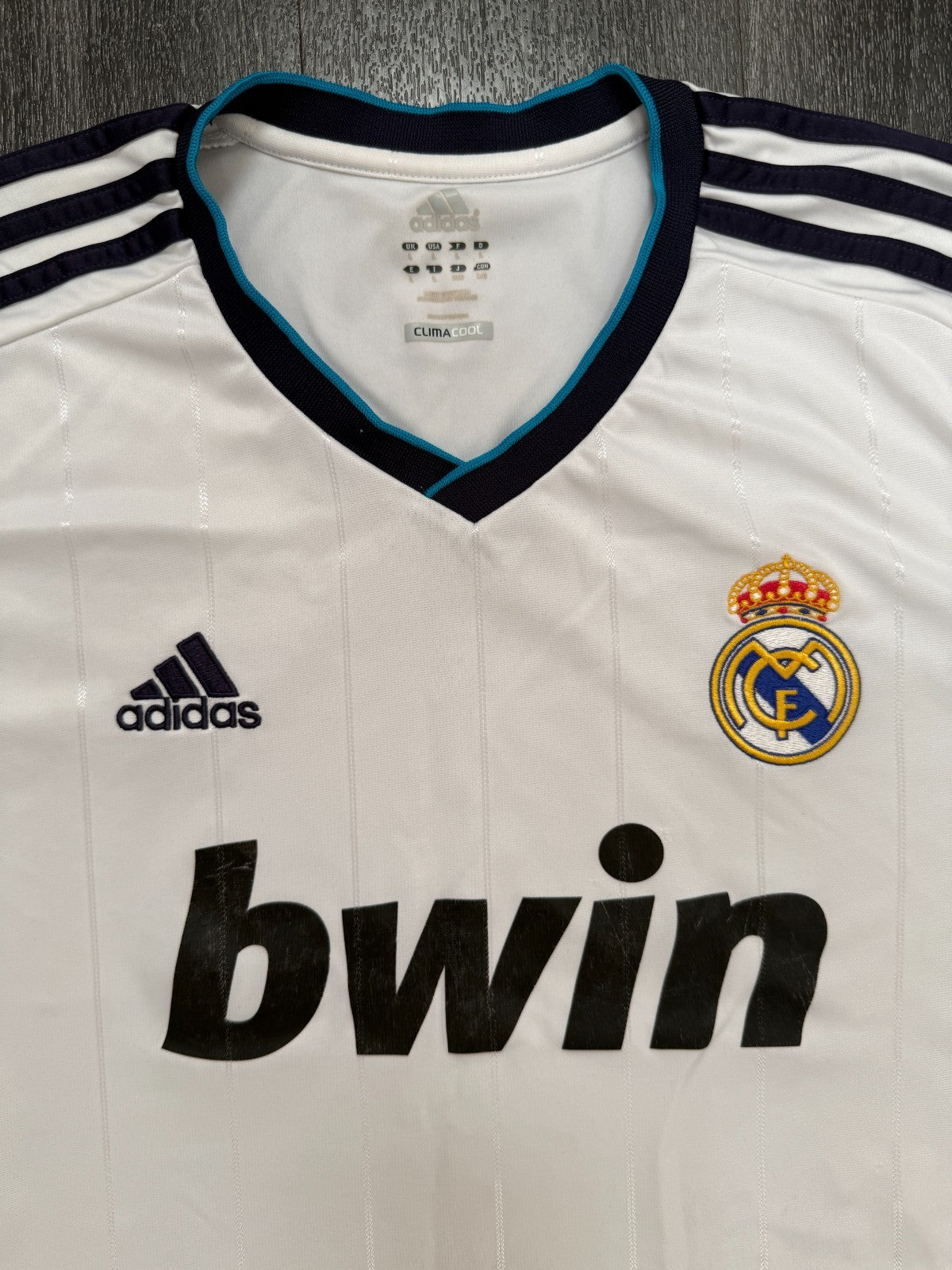 Original Adidas Real Madrid 2012/2013 Home Shirt Mens Large L1