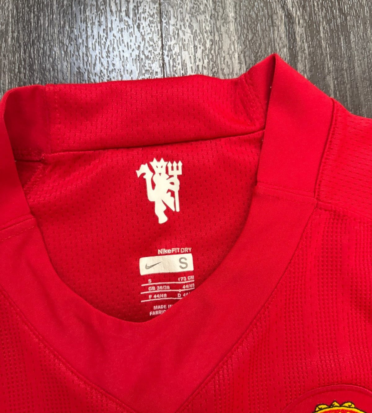 Nike Manchester United 2007/2008 Long Sleeve Home Shirt RONALDO 7 Mens Small4