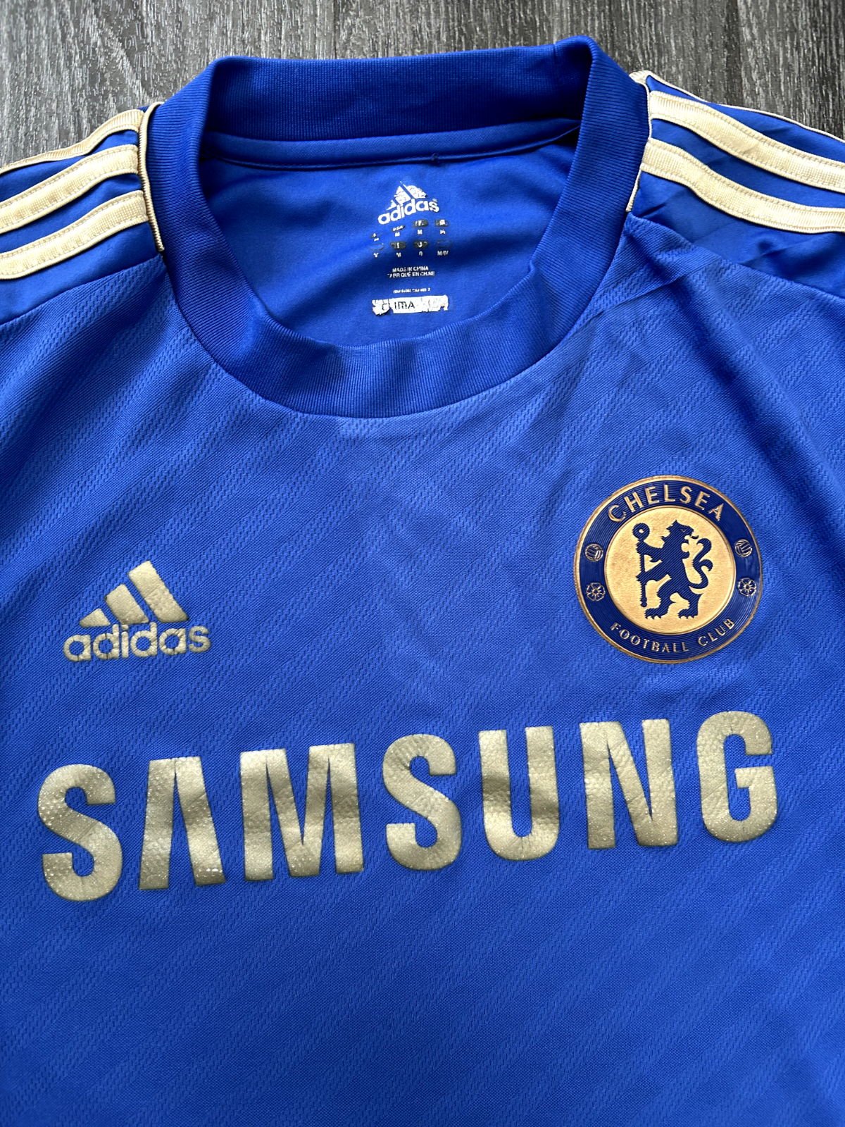 Original Authentic Adidas Chelsea 2012/2013 Long Sleeves Home Shirt Mens Medium1