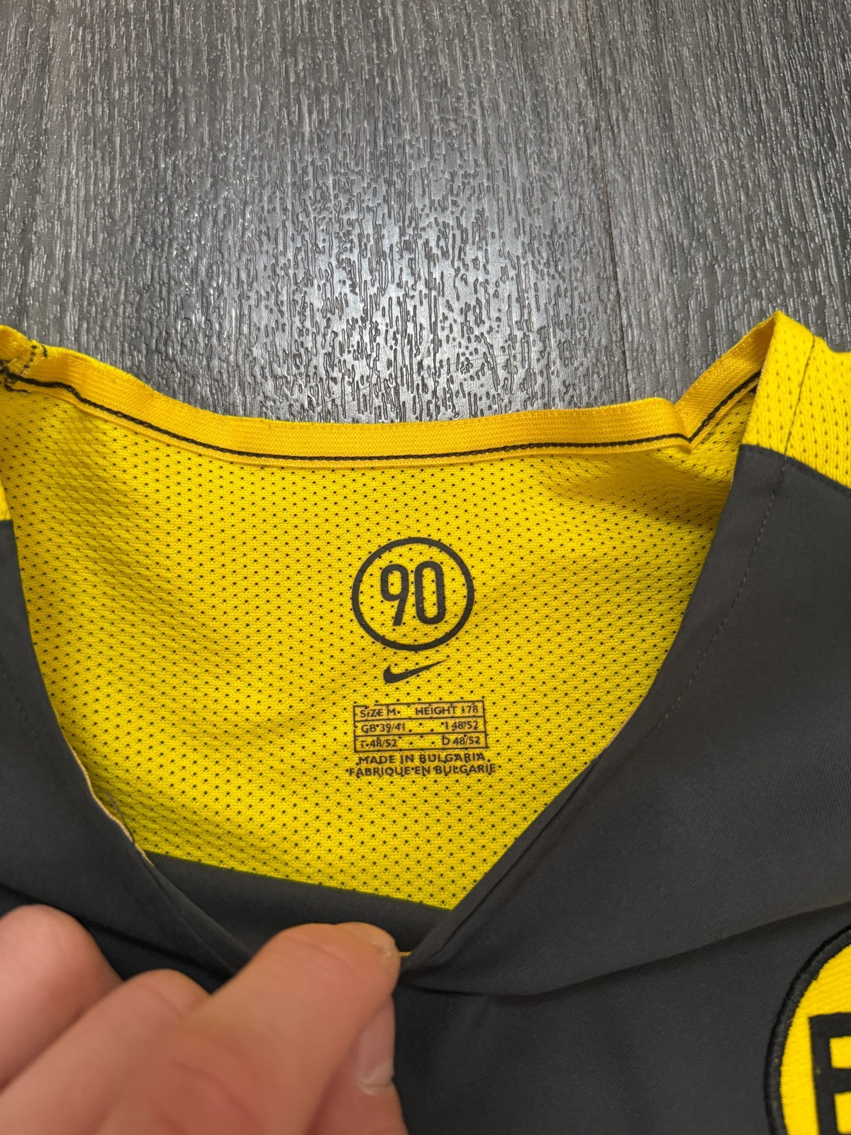 Original Nike Borussia Dortmund BVB 2004/2005 Third Shirt Mens Medium M2