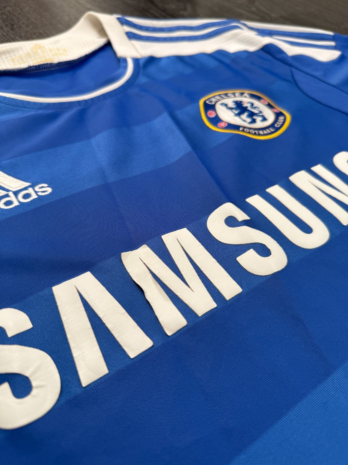 Original Adidas Chelsea 2011/2012 Long Sleeve Home Shirt Mens Medium3