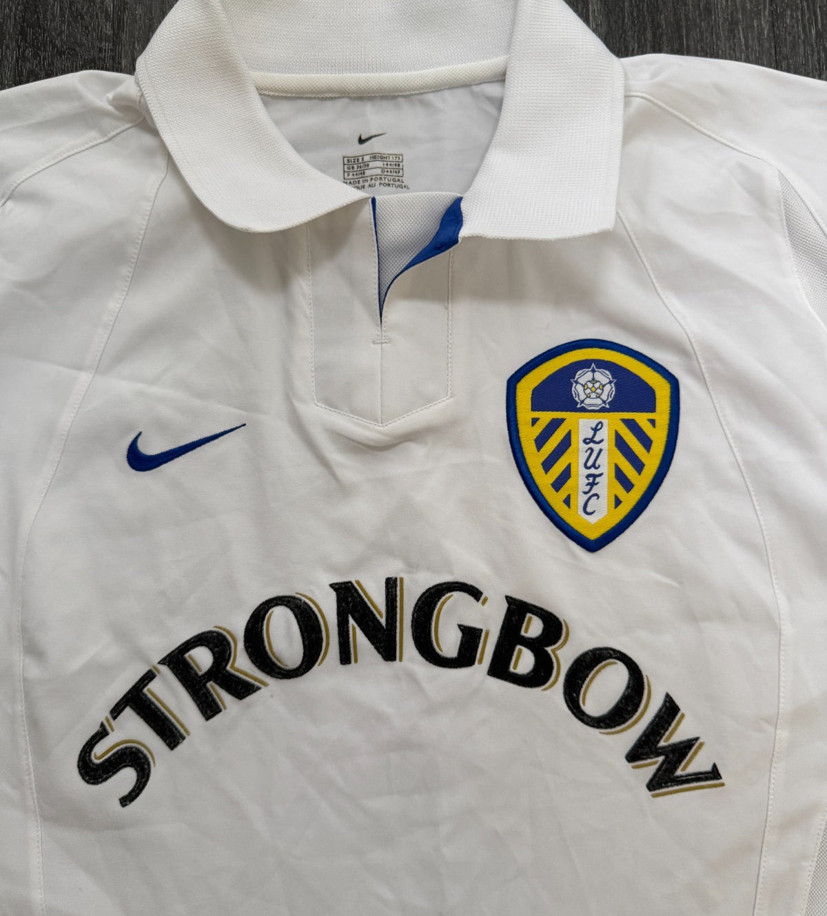 Original Authentic Nike Leeds United 2002/2003 Home Shirt Mens Small1