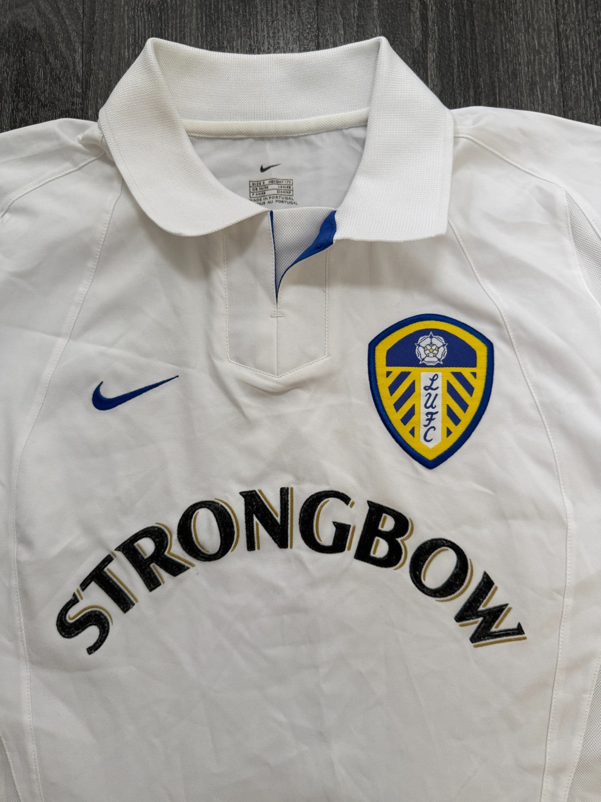 Original Authentic Nike Leeds United 2002/2003 Home Shirt Mens Small1