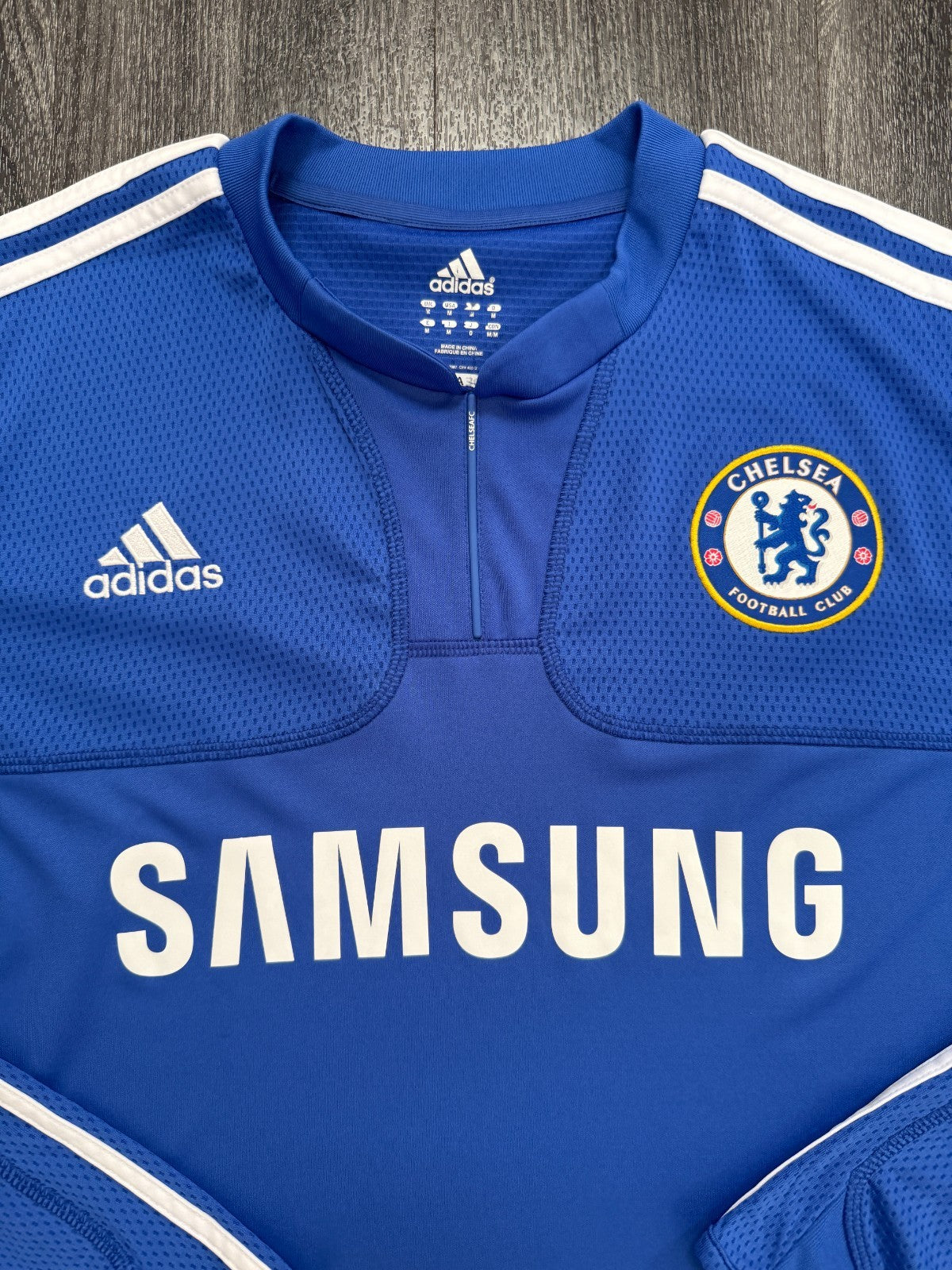 Original Adidas Chelsea 2009/2010 Long Sleeve Home Shirt Mens Medium1