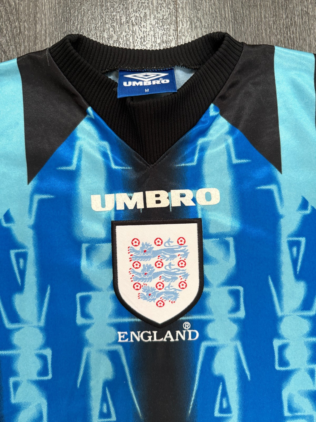 Original Umbro England 1998 Goalkeeper Shirt Mens Medium M1
