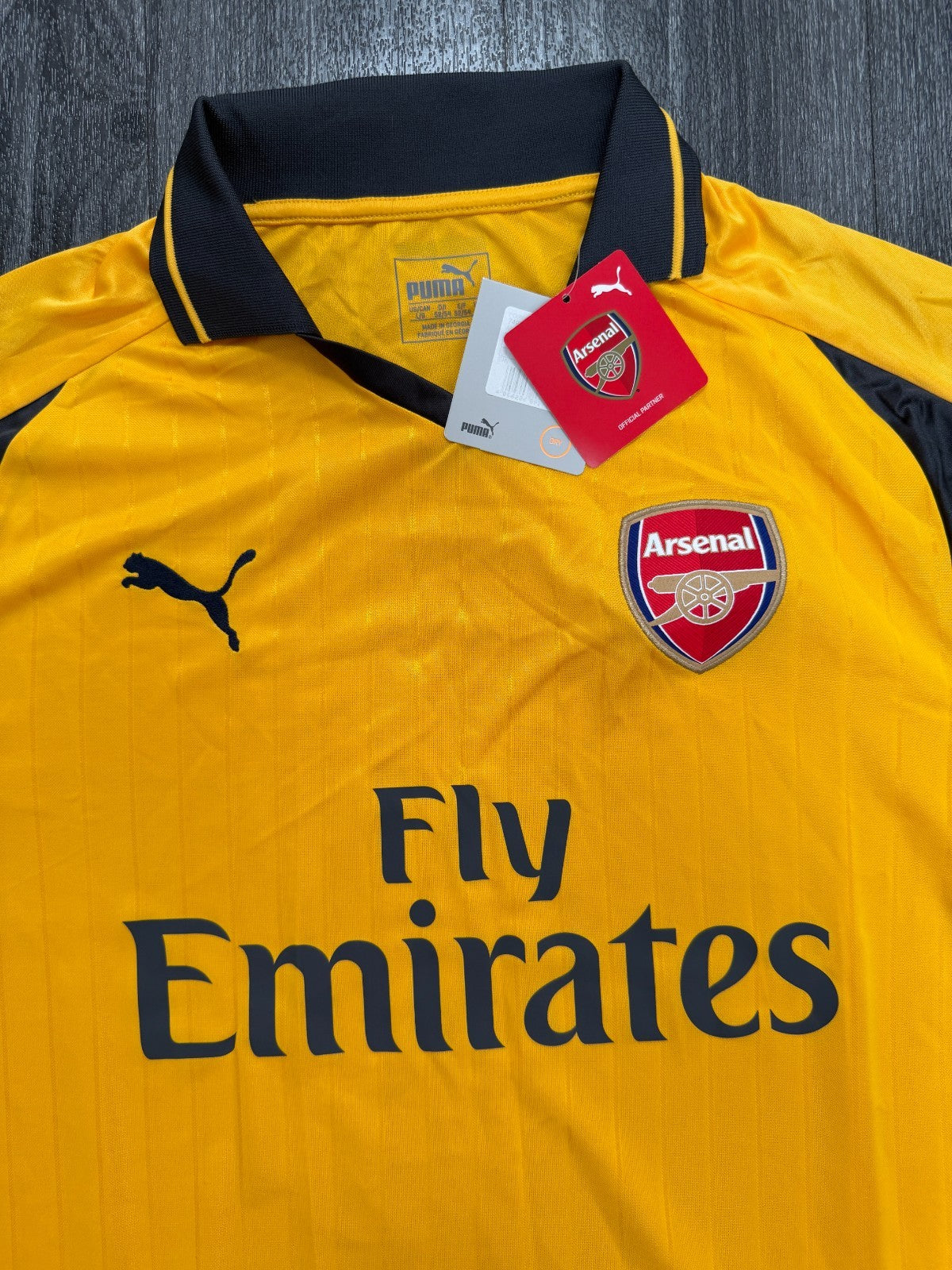 BNWT Original Puma Arsenal 2016/2017 Away Shirt Mens Large1