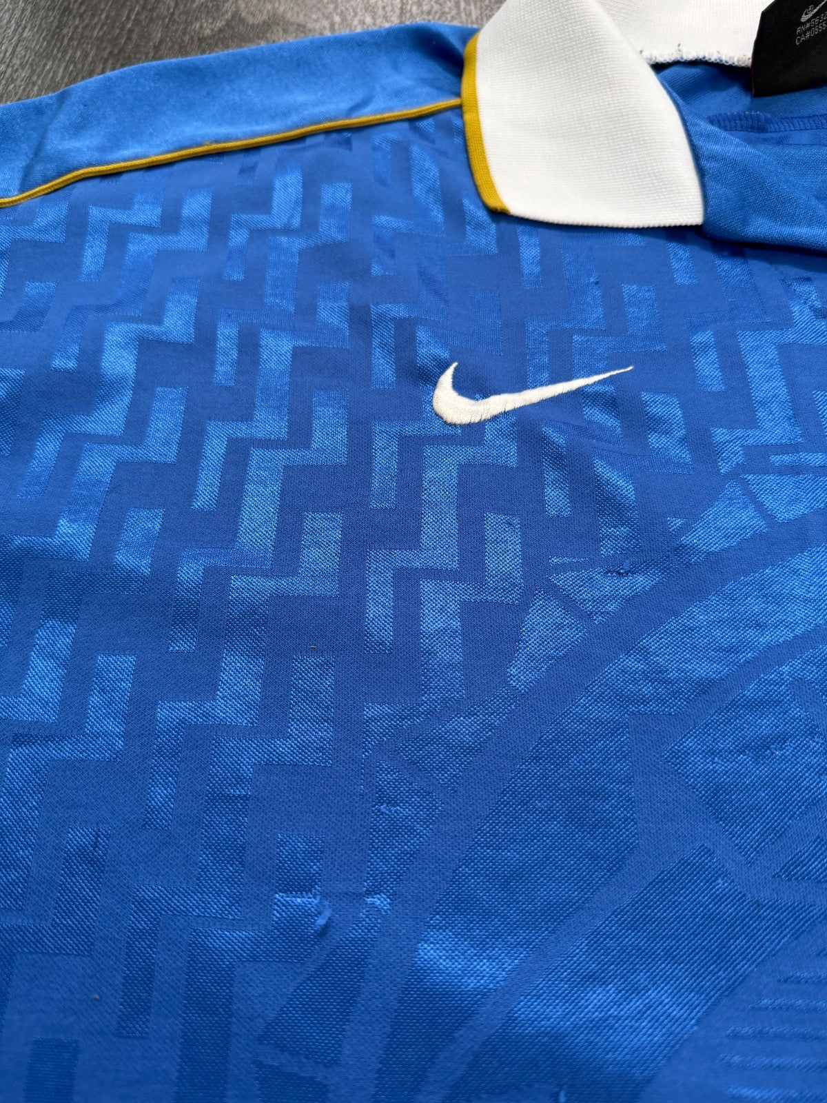 Original Authentic Nike Italy Football 1995 Home Shirt Mens XXL 2XL3