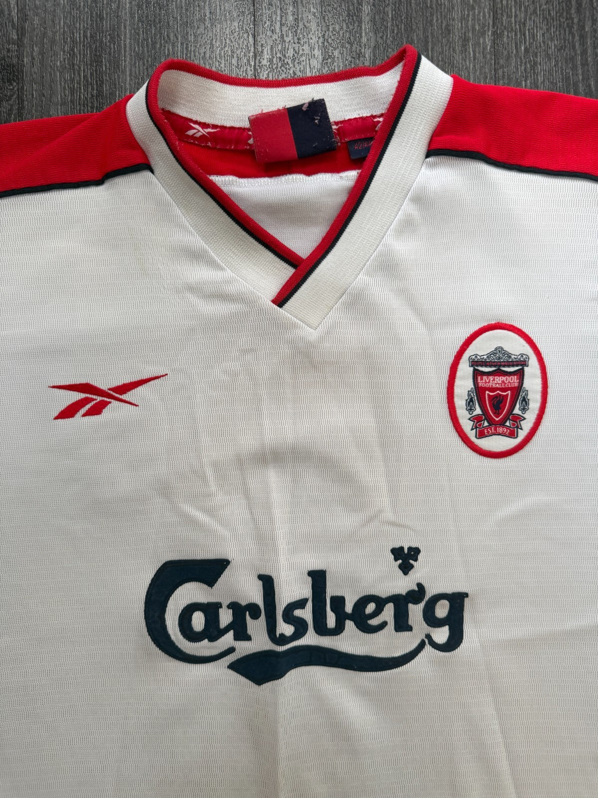 Original Authentic Reebok Liverpool 1998/1999 Away Shirt Mens Large1