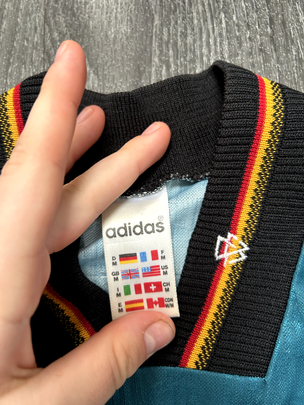 Original Authentic Adidas Germany 1996 Away Shirt Mens Medium6