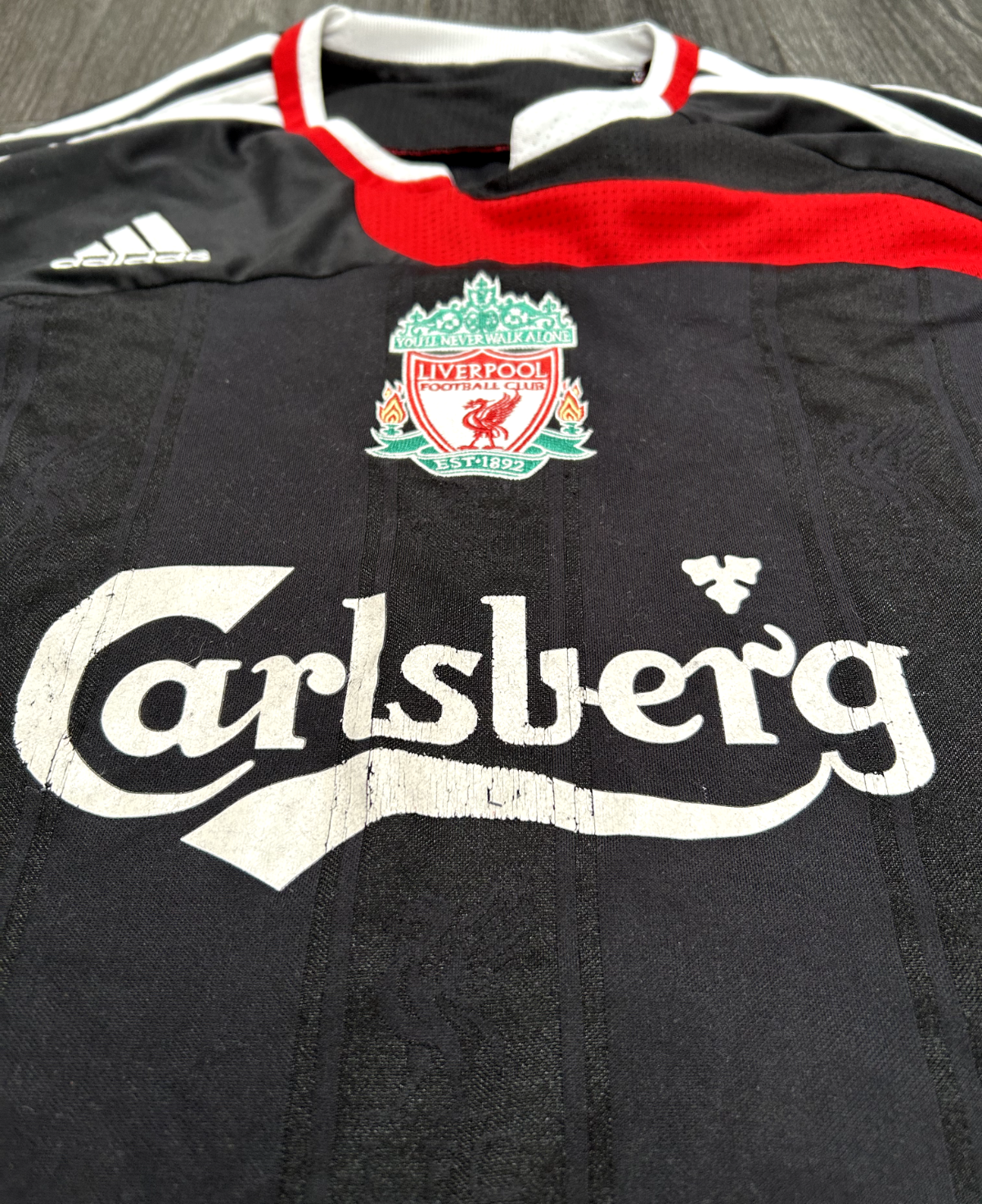 Original Authentic Adidas Liverpool 2007/2008 Long Sleeve Third Shirt Mens Small5