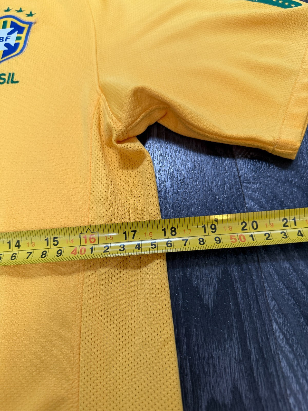Original Nike Brazil Brasil 2010 Home Shirt Mens Small S4