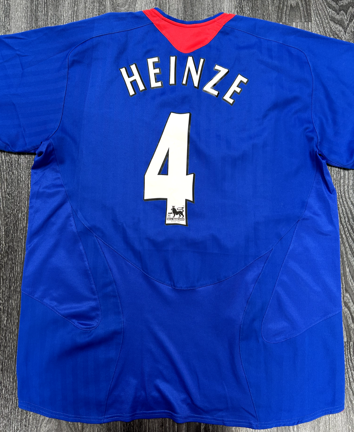 Authentic Nike Manchester United 2005/2006 Away Shirt Heinze 4 Mens Extra Large0