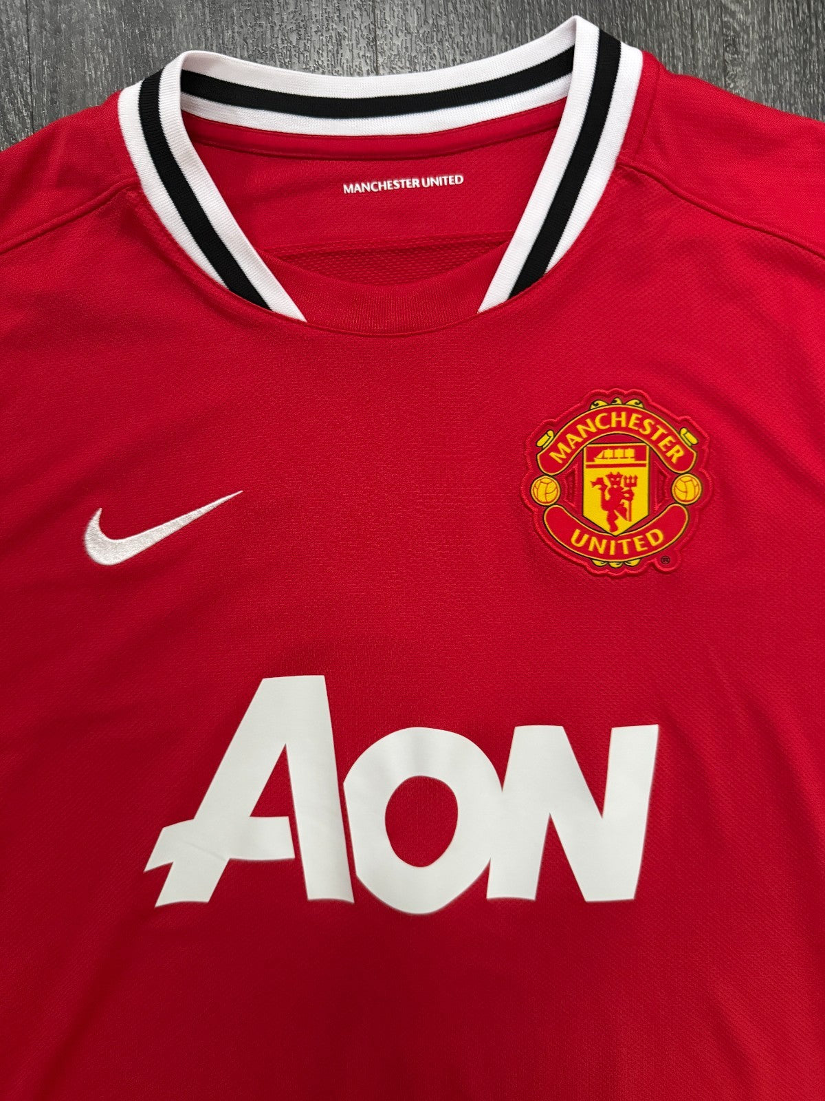 Original Nike Manchester United 2011/2012 Home Shirt Mens Large L1