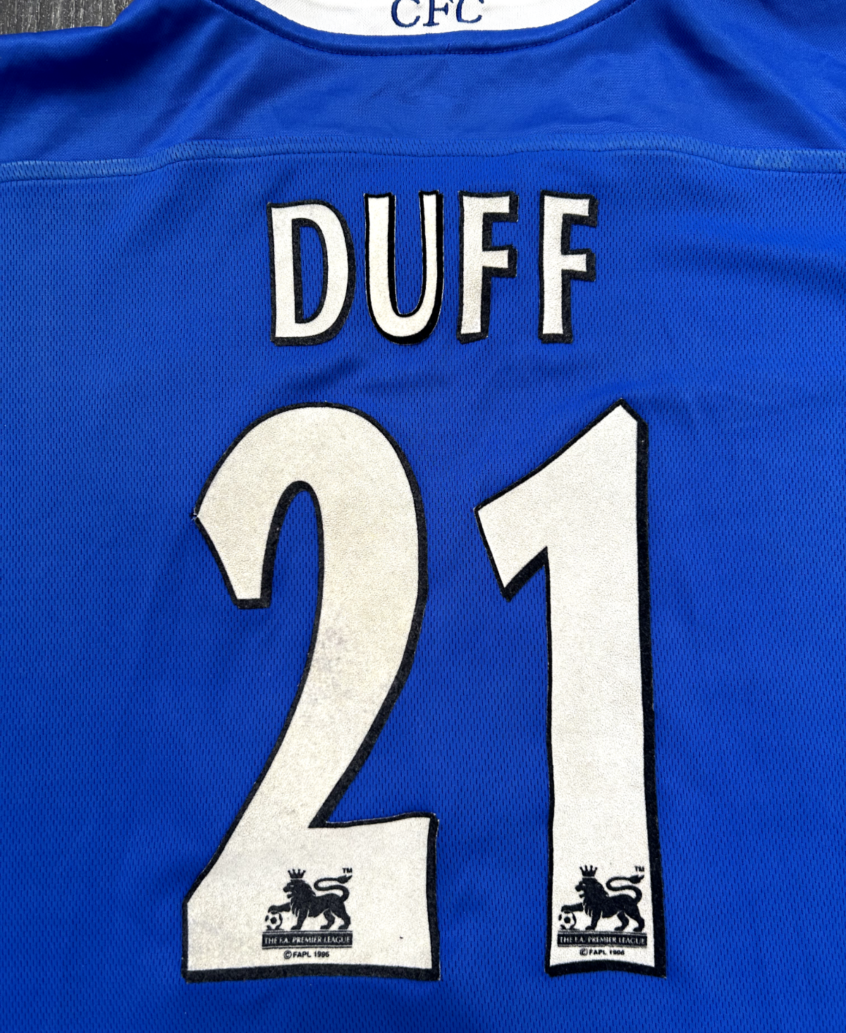 Original Authentic Umbro Chelsea 2003/2004 Home Shirt Duff 21 Mens XXL 2XL13