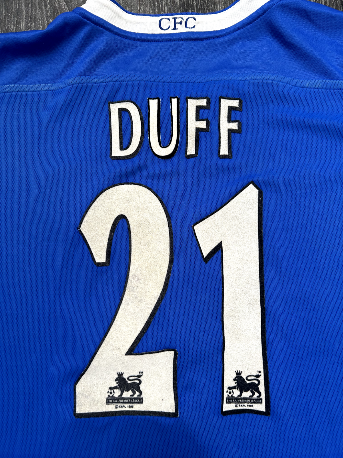 Original Authentic Umbro Chelsea 2003/2004 Home Shirt Duff 21 Mens XXL 2XL13