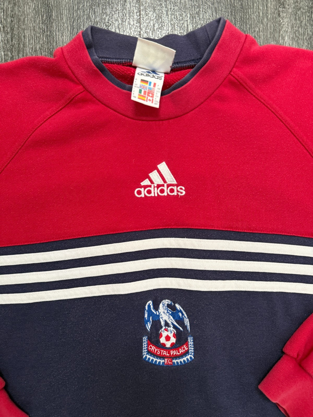 Original Adidas Crystal Palace 1998/1999 Training Jumper Sweatshirt Mens Small1