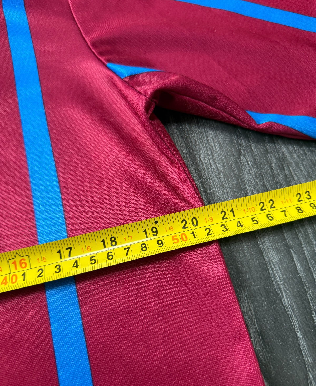 Original Authentic Asics Aston Villa 1993/1994 Home Shirt Mens Medium6