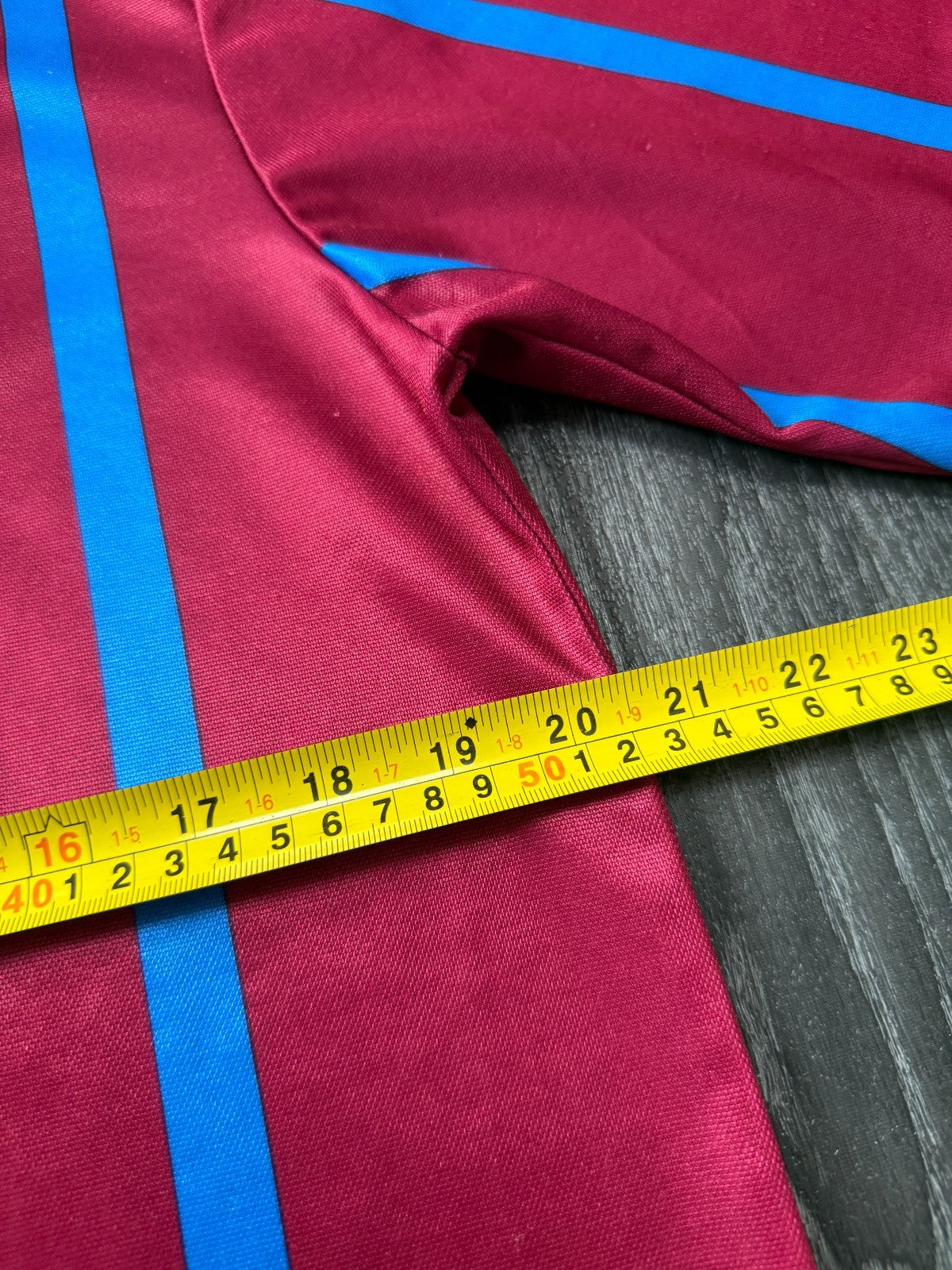 Original Authentic Asics Aston Villa 1993/1994 Home Shirt Mens Medium6