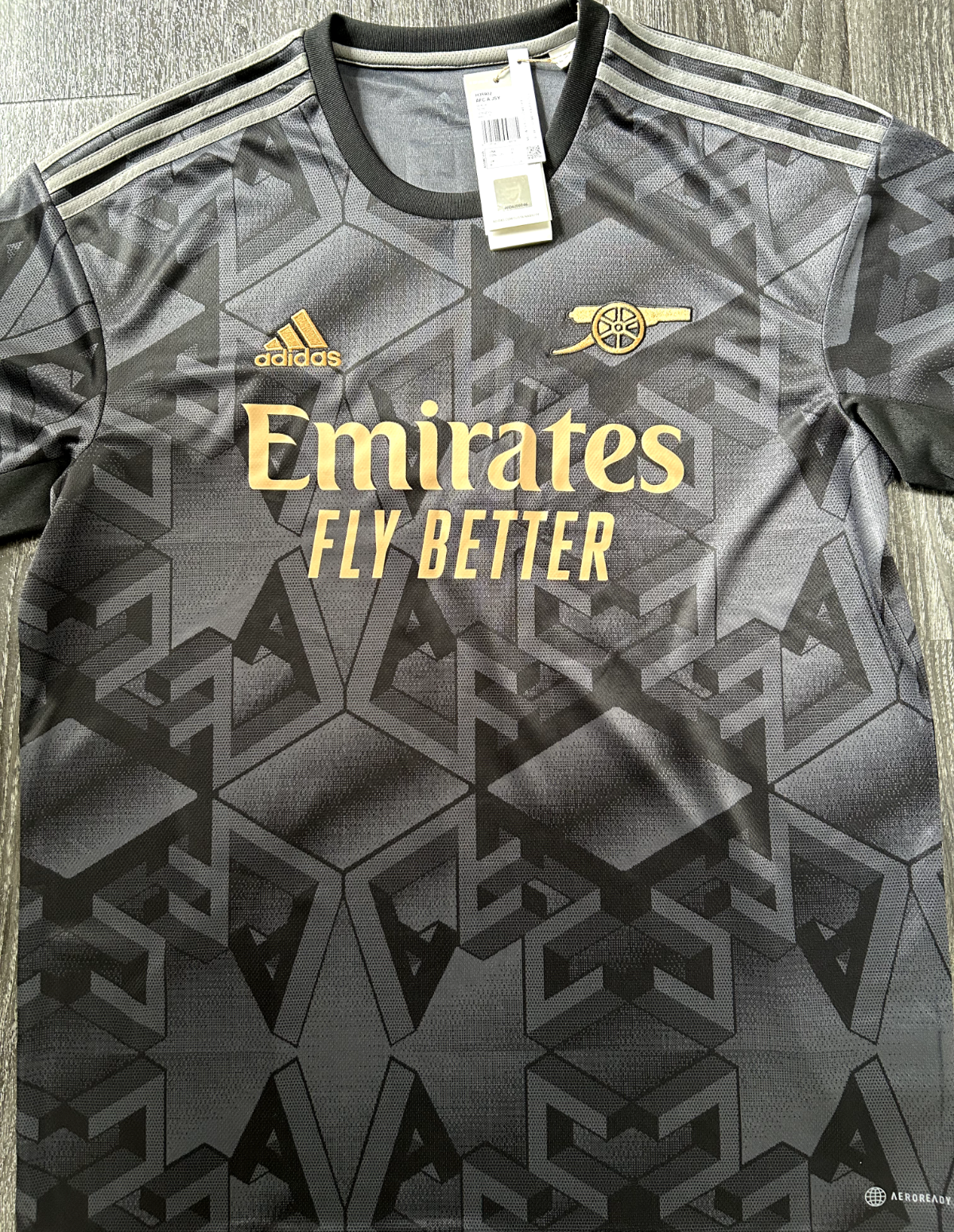 BRAND NEW Original Adidas Arsenal 2022/2023 Away Shirt G Jesus 9 Mens Large1