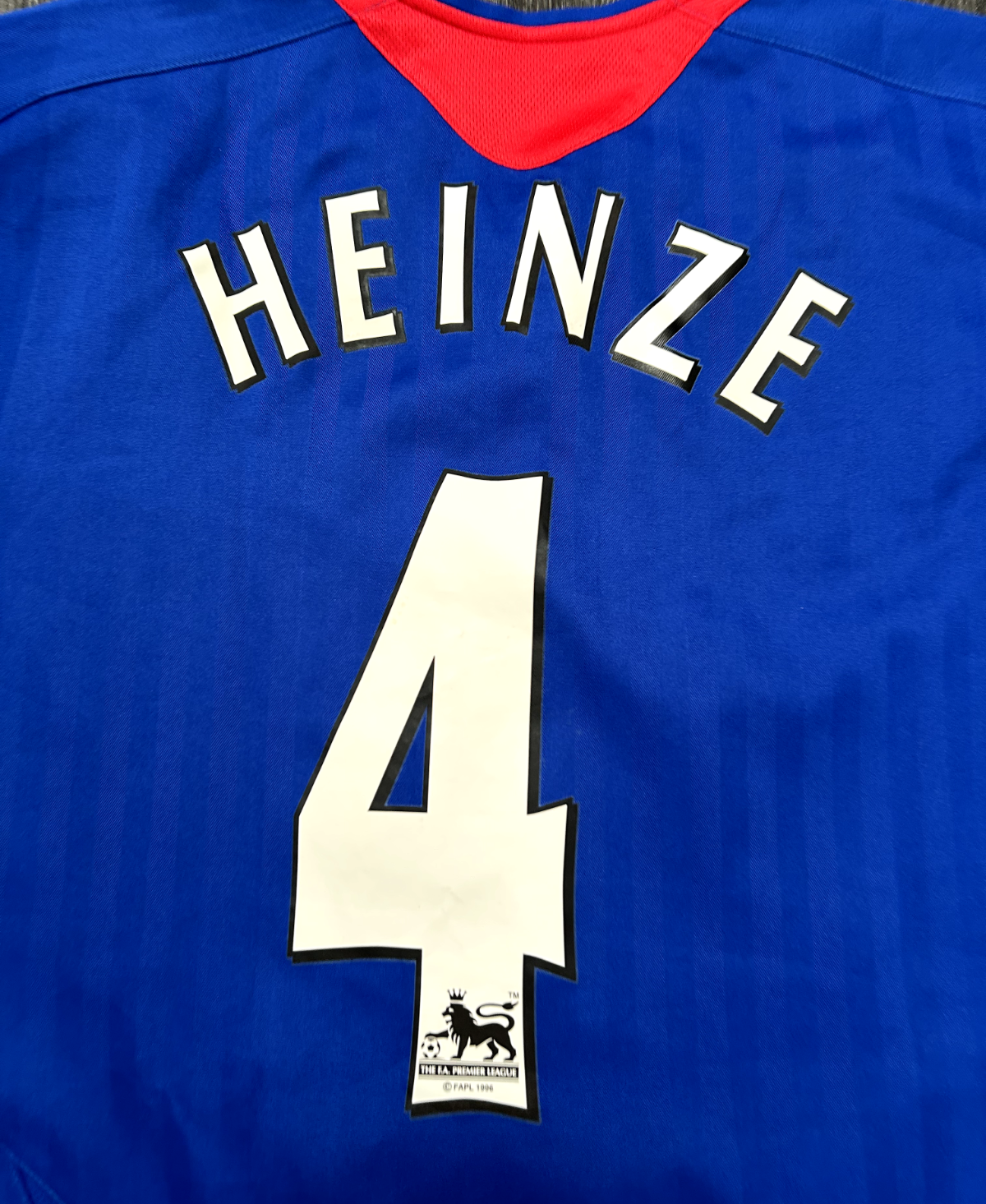 Authentic Nike Manchester United 2005/2006 Away Shirt Heinze 4 Mens Extra Large10