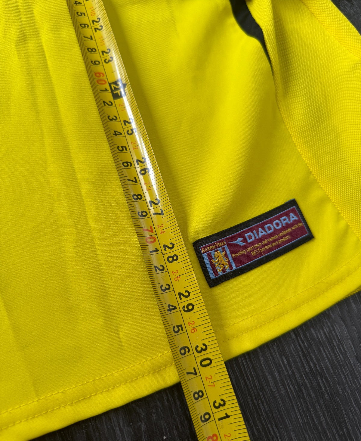 Original Diadora Aston Villa 2003/2004 Long Sleeve Away Shirt Mens Medium5