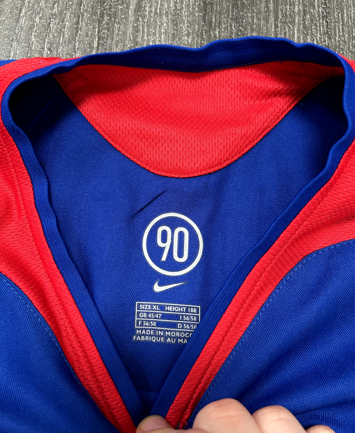 Authentic Nike Manchester United 2005/2006 Away Shirt Heinze 4 Mens Extra Large9