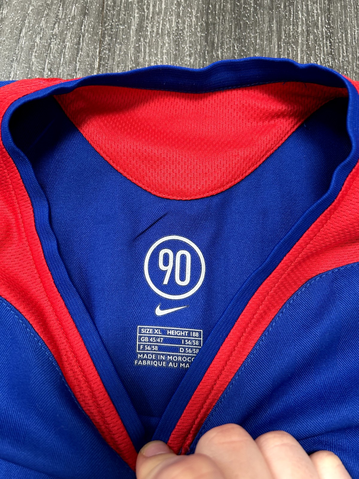 Authentic Nike Manchester United 2005/2006 Away Shirt Heinze 4 Mens Extra Large9